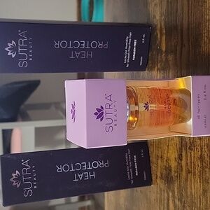NIB BUNDLE of Sutra Hair Oil And Heat Protectant